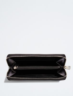 Klara Large Monogram Zip Wallet