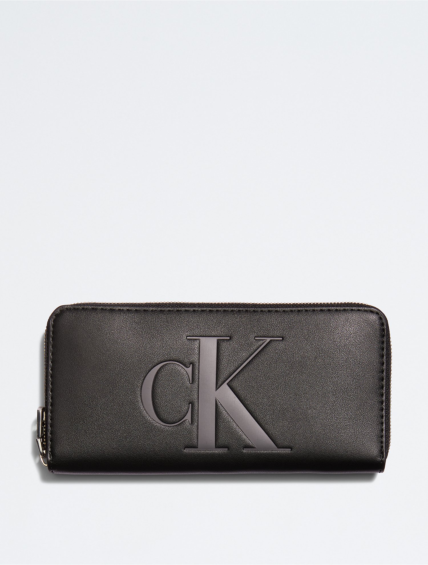 Sculpted Monogram Large Zip Wallet | Calvin Klein