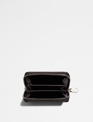 Sculpted Monogram Medium Zip Wallet Calvin Klein