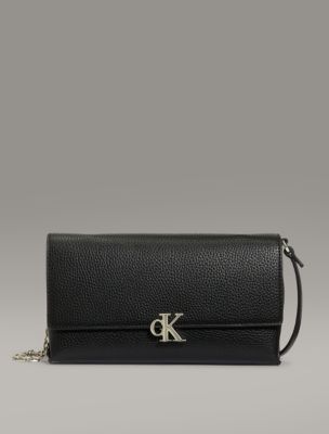 Calvin Klein Women's Elemental Curve Shoulder Bag in Black | Imported