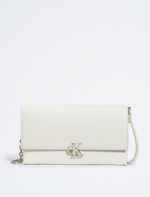 Calvin Klein white Design Hand Bag/Purse
