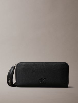 Calvin klein wristlet pouch sale