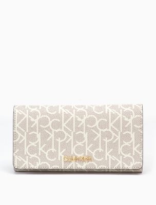 calvin klein trifold wallet womens