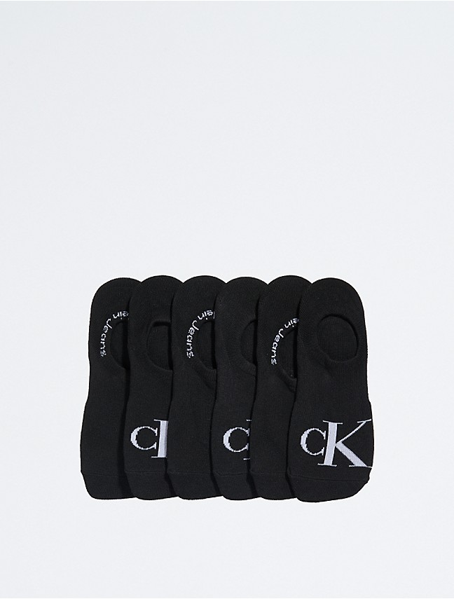 Calvin Klein Underwear WOMEN SNEAKER PATCH 2 PACK - Socks - black