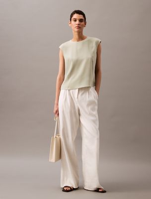 Flowing Tank Top, Desert Sage