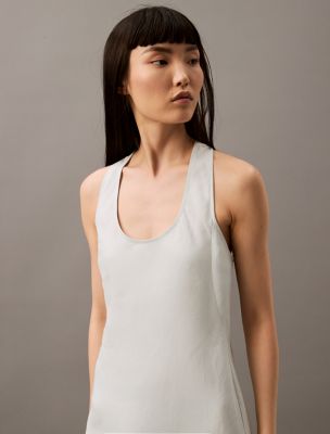 Linen Blend Casual Day Dress | Calvin Klein