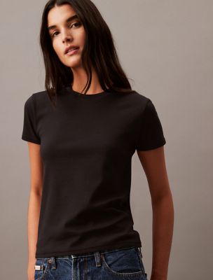 T-shirt en coton doux, beauté noire