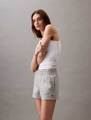 Archive Logo Fleece Shorts, Heroic Grey Heather