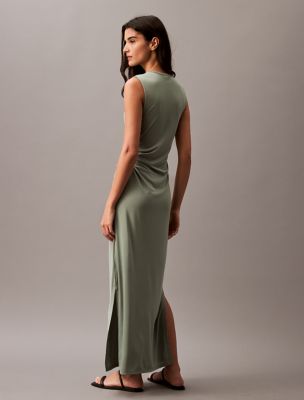 Refined Jersey Gathered Dress