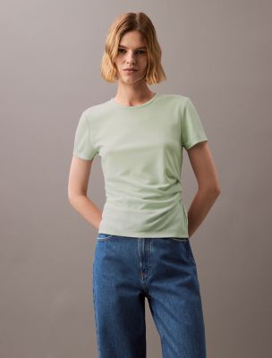 Refined Jersey T-Shirt, Smoke