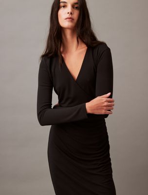red bodycon knee length dress Shop Calvin Klein Clothing and Dresses at SilkRoll. Trade with us! main image 1