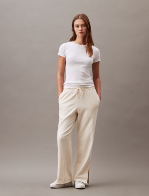 French Terry Sweatpants, Antique White