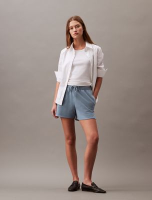 French Terry Shorts, Windward Blue