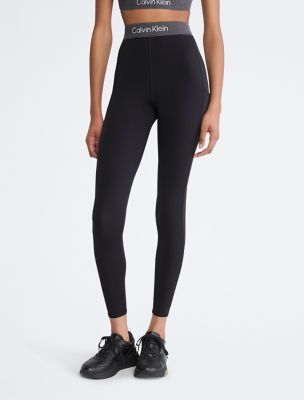 CK Sport High Waist 7/8 Leggings, Black Beauty