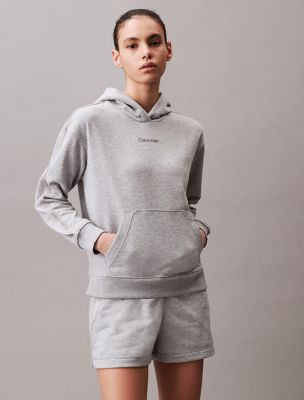 Logo Tape Hoodie, Grey