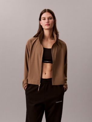 Modern Sport Windbreaker Jacket, Shitake