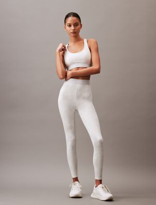 Modern Sport High Waist 7/8 Leggings, Grey Haze Floral