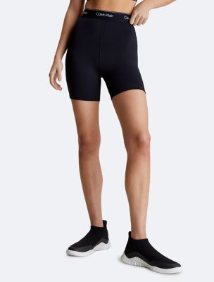 Modern Sport High Waist Bike Shorts, Black