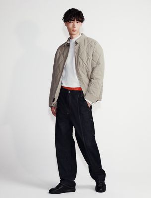 Heavy Cotton Mockneck Tee, Brilliant White