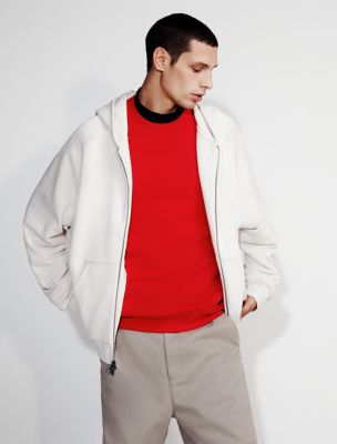 Lux Terry Crewneck Sweatshirt, Red