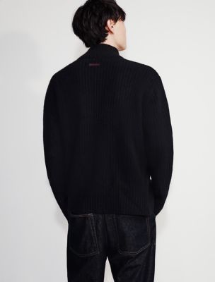 Ribbed Zip Sweater | Calvin Klein