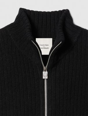 Ribbed Zip Sweater | Calvin Klein