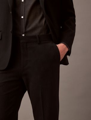 Мужские брюки Calvin Klein Slim Wool Gabardine Trouser — фото 4