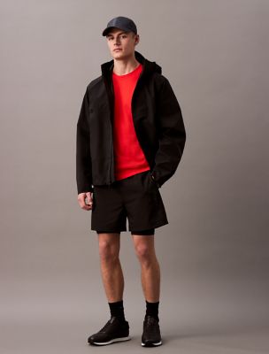 Modern Sport Layered Shorts, Black