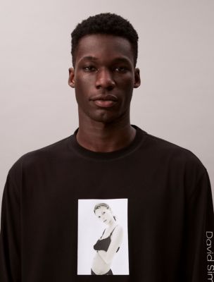 Kate Moss Graphic Relaxed T-Shirt, Black