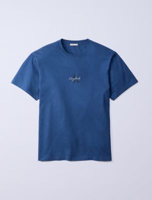 Jung Kook for Calvin Klein Monologo T-Shirt, Dark Denim