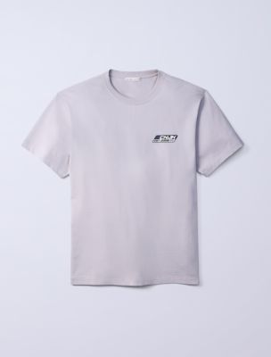Jung Kook for Calvin Klein Logo Badge Relaxed T-Shirt, Sterling