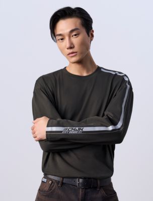 Jung Kook for Calvin Klein Racing Stripe Relaxed T-Shirt | Calvin