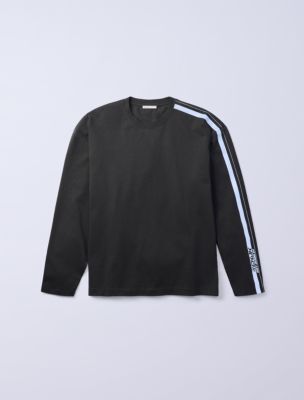Jung Kook for Calvin Klein Racing Stripe Relaxed T-Shirt, Peat