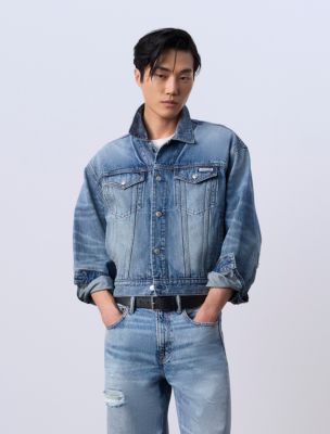 Jung Kook for Calvin Klein 90s Denim Trucker Jacket | Calvin Klein