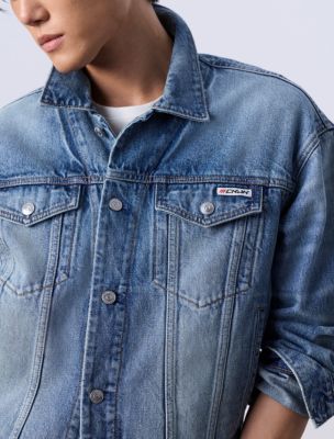 Jung Kook for Calvin Klein 90s Denim Trucker Jacket | Calvin Klein