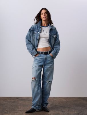 Jung Kook for Calvin Klein 90s Denim Trucker Jacket | Calvin Klein