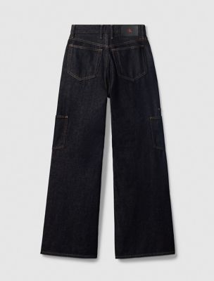 High Rise Wide Leg Jeans | Calvin Klein
