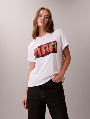 Kate Moss Graphic Boxy T-Shirt, Brilliant White