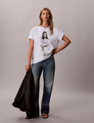 Женские футболки Calvin Klein Kate Moss Graphic Tee — фото 2