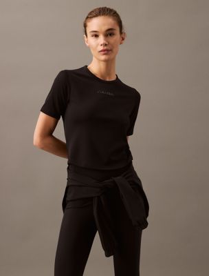 Modern Sport Crewneck T-Shirt, Black Beauty