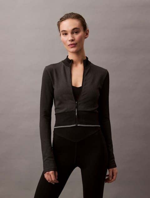 Женские куртки Calvin Klein Rib Sport Cropped Jacket