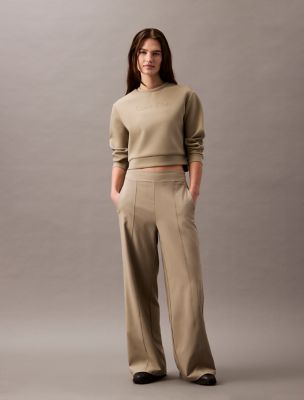 Active Commute Wide Leg Pants, Laurel Oak