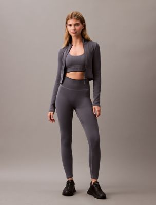 Rib Sport Leggings, Denim