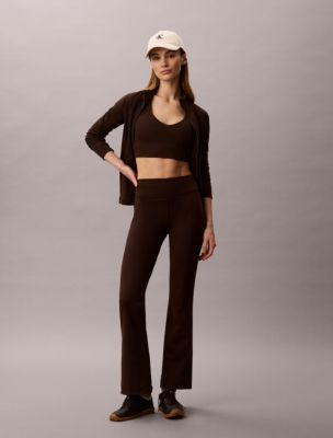 Soft Sport Low Impact Bra Top, Black Coffee