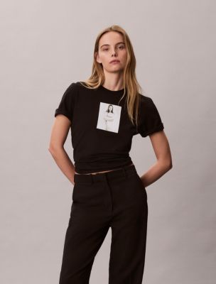 Женские футболки Calvin Klein Kate Moss Classic Graphic Tee — фото 6