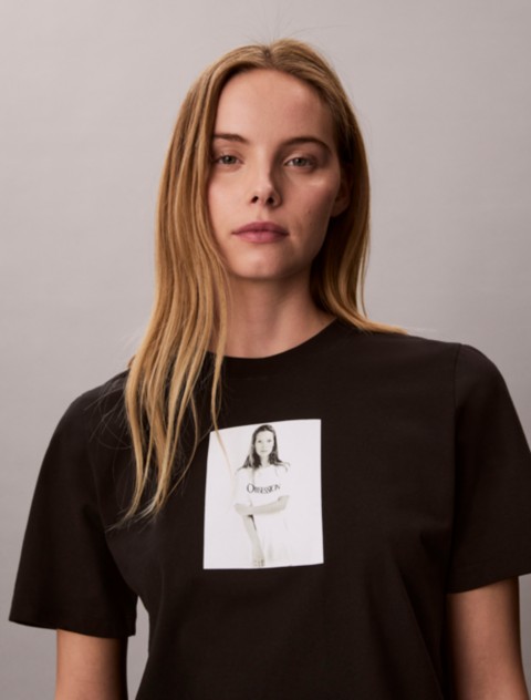 Женские футболки Calvin Klein Kate Moss Classic Graphic Tee