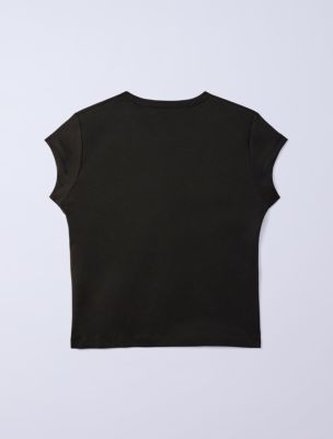 Jung Kook for Calvin Klein Monologo Baby Tee | Calvin Klein® USA