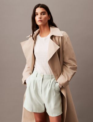 Soft Twill Relaxed Short, Smoke