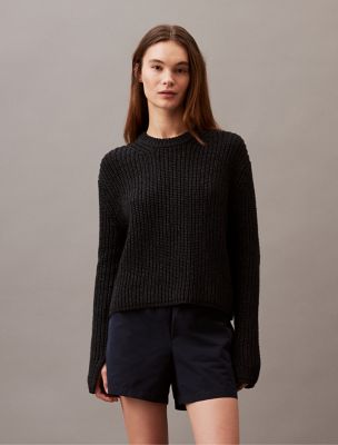 Tech Cotton Blend Pull-On Shorts, Dark Sapphire