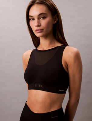Спортивное бра Invisibles Medium, с поддержкой, сетка — Calvin Klein — фото 3